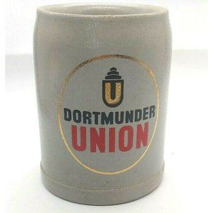 Vintage Dortmunder Union 0.5L Stoneware Beer Mug Germany